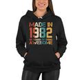 Retro Made In 1982 40 Years Of Being Awesome Birthday Women Hoodie