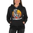 Retro Surfing Trex Women Hoodie