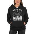 Walking In A Wiener Wonderland Funny Christmas Tshirt Women Hoodie