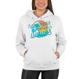 Ocean Wave Sunset  Happiness Comes In Waves Summer Gift Women Hoodie