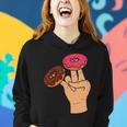 2 In The Pink 1 In The Stink Dirty Humor Donut Women Hoodie Gifts for Her