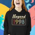 24 Years Old 24Th Birthday Decoration Legend Since 1998 Women Hoodie Gifts for Her
