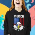 4Th Of July American Flag Bald Eagle Mullet 4Th July Merica Gift Women Hoodie Gifts for Her