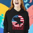 4Th Of July Funny Funny Gift Eagle Mullet Murica Patriotic Flag Gift Women Hoodie Gifts for Her