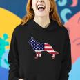 4Th Of July German Shepherd Dog Graphic Patriotic Usa Flag Meaningful Gift Women Hoodie Gifts for Her