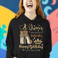 A Queen Was Born In September Birthday For Women Leopard Women Hoodie Graphic Print Hooded Sweatshirt Gifts for Her
