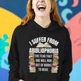 Abibliophobia Funny Reading Book Lover Bookworm Reader Nerd Cool Gift Women Hoodie Gifts for Her