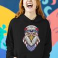American Bald Eagle Mullet 4Th Of July Funny Usa Patriotic Gift V3 Women Hoodie Gifts for Her