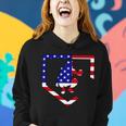 American Baseball Catcher Flag Tshirt Women Hoodie Gifts for Her