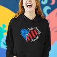 American Flag Usa Funny 4Th Of July Christian Women Hoodie Gifts for Her