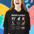 Animals Of The World Funny Names Women Hoodie Gifts for Her