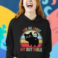 Ask Me About My Butthole Funny Cat Butt Tshirt Women Hoodie Gifts for Her