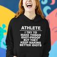 Athlete Try To Make Things Idiotgiftproof Coworker Athletic Great Gift Women Hoodie Gifts for Her