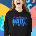 Autism Dad Awareness Ribbon Tshirt Women Hoodie Gifts for Her