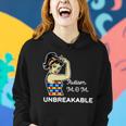 Autism Mom Unbreakable Puzzle Pieces Women Hoodie Gifts for Her
