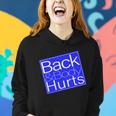 Back And Body Hurts Blue Logo Women Hoodie Gifts for Her
