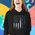 Back The Blue Women Hoodie Gifts for Her