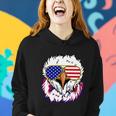 Bald Eagle With Mullet 4Th Of July American Flag Gift Women Hoodie Gifts for Her