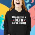 Beto For Texas Governor Political Campaign Women Hoodie Gifts for Her