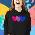 Bisexual Heart Bisexuality Bi Love Flag Lgbtq Pride Women Hoodie Gifts for Her