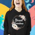 Blessed Grandma Floral Tshirt Women Hoodie Gifts for Her