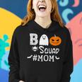 Boo Squad Mom Cute Ghost Pumpkin Halloween Mama Family Women Hoodie Gifts for Her