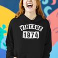 Born In 1974 48 Years Old Made In 1974 48Th Birthday Women Hoodie Graphic Print Hooded Sweatshirt Gifts for Her