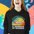 Catching Flights & Minding My Business Vintage V2 Women Hoodie Gifts for Her