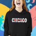 Chicago Flag Star Logo Women Hoodie Gifts for Her