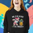 Christmas In July Funny Mid Year Report Still Naughty Women Hoodie Gifts for Her