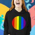 Circle Lgbt Gay Pride Lesbian Bisexual Ally Quote Women Hoodie Gifts for Her