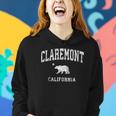 Claremont California Ca Vintage Distressed Sports Design Women Hoodie Gifts for Her