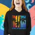 Cool Retro Palm Springs California Women Hoodie Gifts for Her
