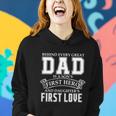 Dad A Sons Hero A Daughters First Love Fathers Day Cool Gift Women Hoodie Gifts for Her