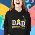 Dad Birthday Crew Construction Birthday Party Graphic Design Printed Casual Daily Basic Women Hoodie Gifts for Her