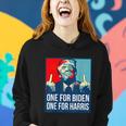 Donald Trump Middle Finger Biden Harris America Republican Women Hoodie Gifts for Her