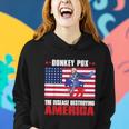 Donkey Pox The Disease Destroying America Anti Biden V2 Women Hoodie Gifts for Her