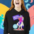 Eat Pizza Funny Happy Thanksgiving Women Hoodie Gifts for Her