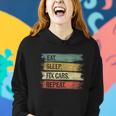 Eat Sleep Fix Cars Repeat Funny Auto Mechanic Car Lover Gift Tshirt Women Hoodie Gifts for Her