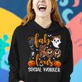 Faboolous Social Worker Funny Social Worker Halloween Women Hoodie Gifts for Her