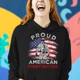 Firefighter Proud American Firefighter Vintage July 4Th For Firefighter V2 Women Hoodie Gifts for Her