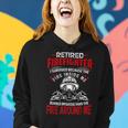 Firefighter Retired Firefighter I Survived Because The Fire Inside Me V2 Women Hoodie Gifts for Her