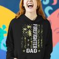 Firefighter Usa Flag Camouflage Firefighter Dad Patriotic Fathers Day_ Women Hoodie Gifts for Her