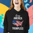 Flag Of The United States Usa Keep America Trumpless Meaningful Gift Women Hoodie Gifts for Her
