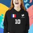 France Soccer Jersey Women Hoodie Gifts for Her