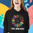 Free Mom Hugs Daisy Lgbt Pride Month Women Hoodie Gifts for Her