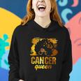 Funny Cancer Queen Afro Born In June 21 To July 22 Birthday Women Hoodie Gifts for Her