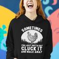 Funny Chicken Art For Chicken Lover Hen Farmer Women Hoodie Gifts for Her