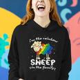 Funny Gay Pride Lgbt Gay Lesbian Im The Rainbow Sheep Gift Women Hoodie Gifts for Her