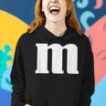Funny Group Costume Letter M Groups Carnival Fancy Dress Mm Women Hoodie Graphic Print Hooded Sweatshirt Gifts for Her